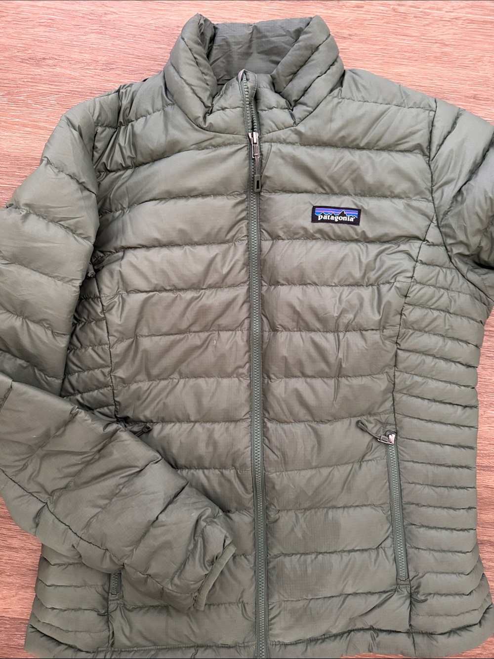 Patagonia Olive Quilted Insulated Jacket